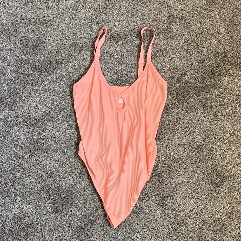 Coral One-Piece Bodysuit